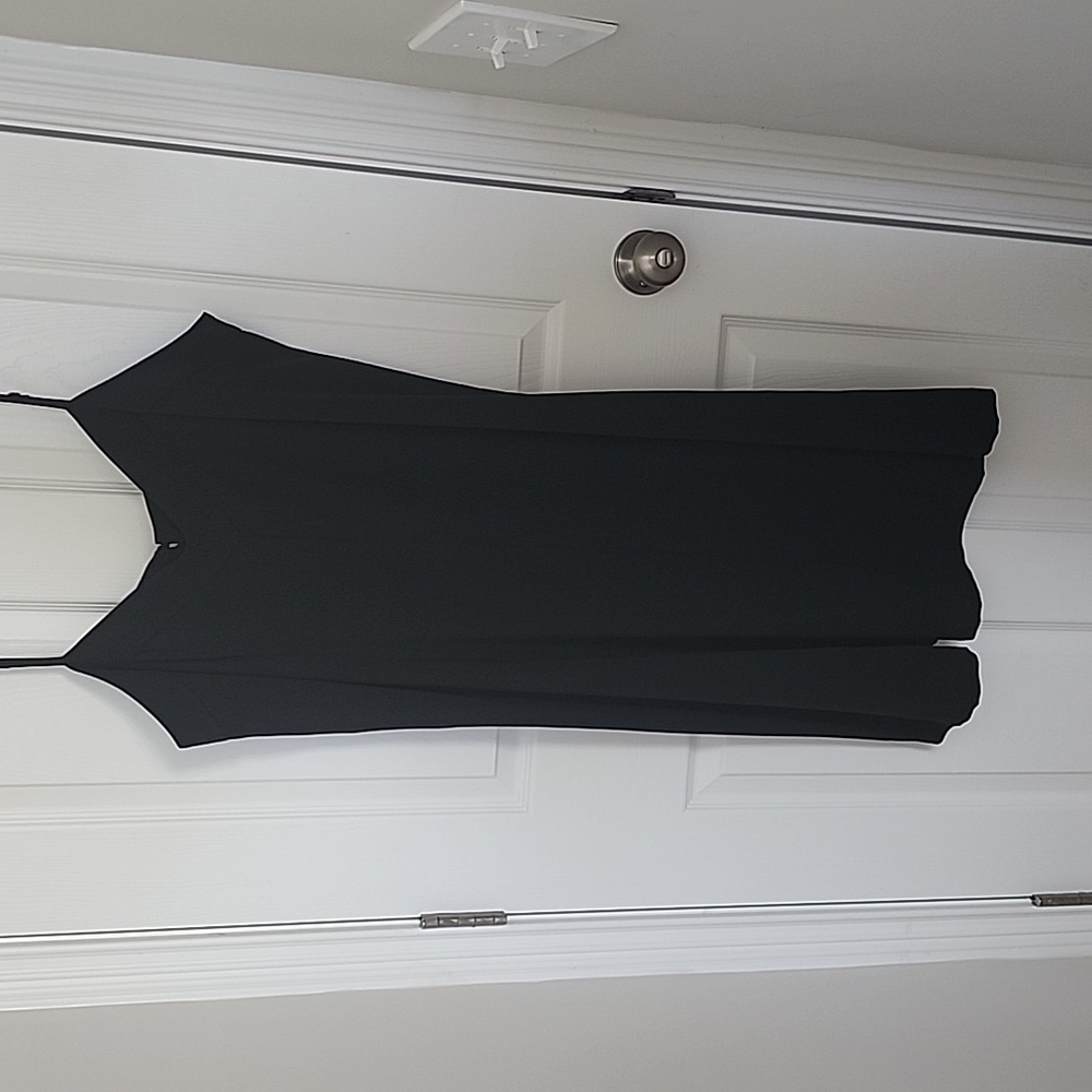 NWT Ann Taylor black spaghetti strap dress size 18